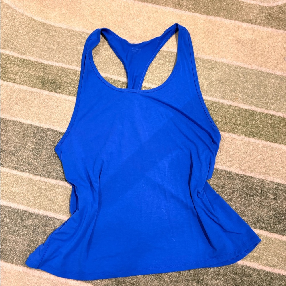athleta blue light yoga tank